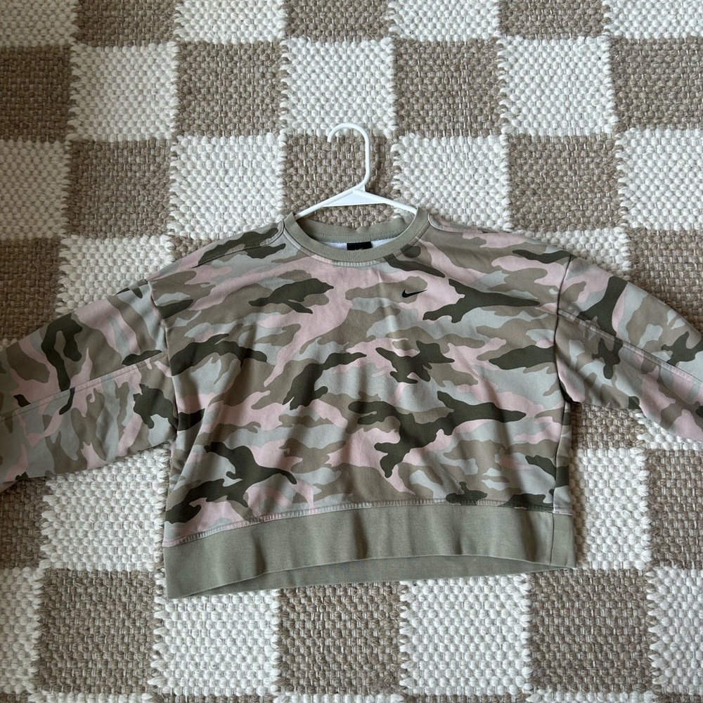Nike cropped cami sweatshirt